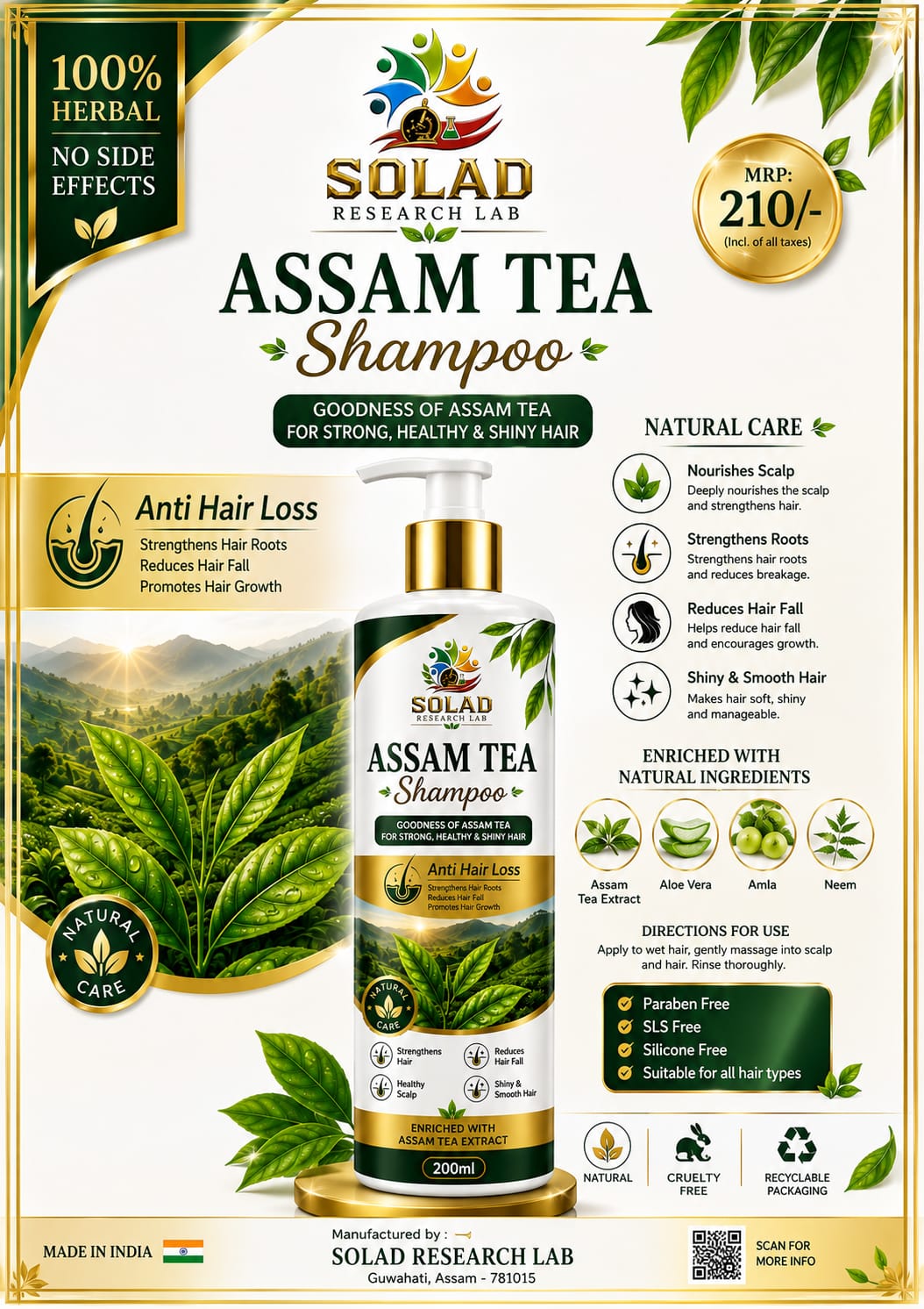 Assam Tea Shampoo